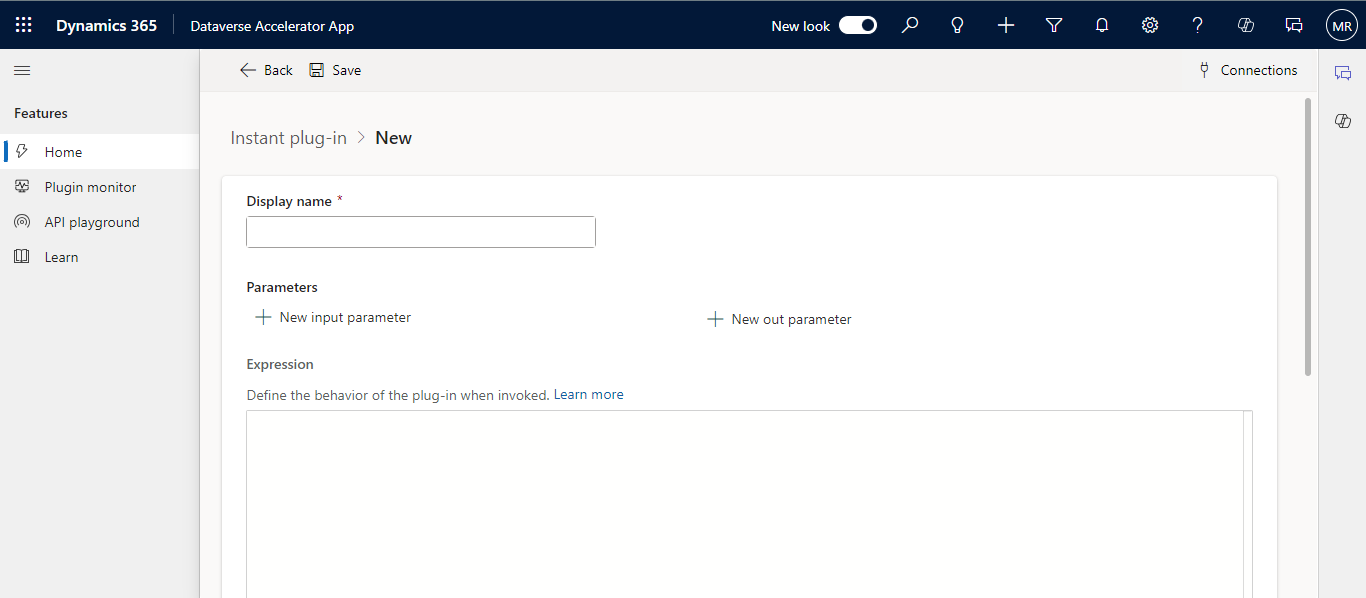 Here, we will name our plugin ‘Addition’ and set the parameters using ...