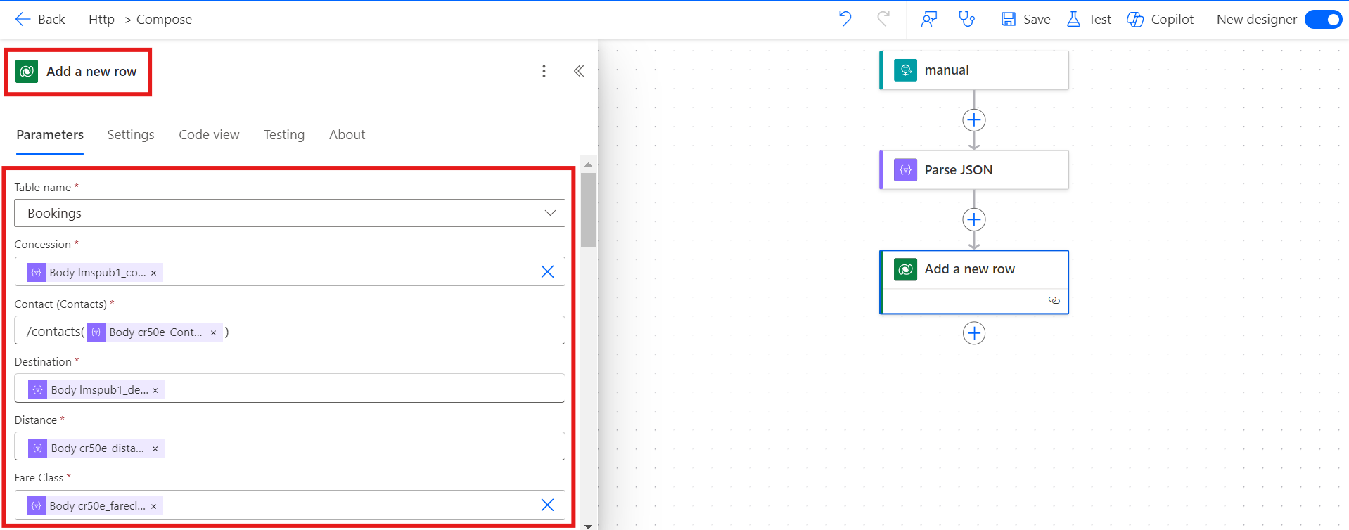 Finally, test your Power Automate flow by submitting the custom form ...