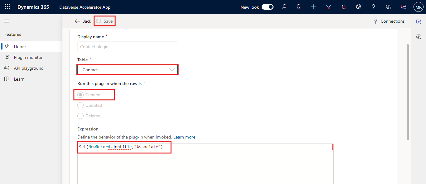 Test the Automated Plug-in