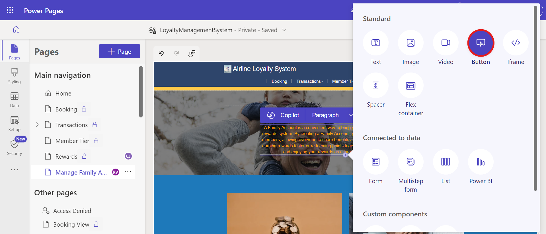 Before implementing the Liquid Code, we need to prepare the three pages ...