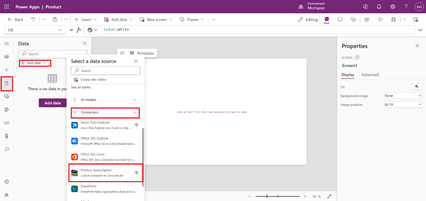 In the left pane, click on Insert, select Vertical Gallery, and then ...