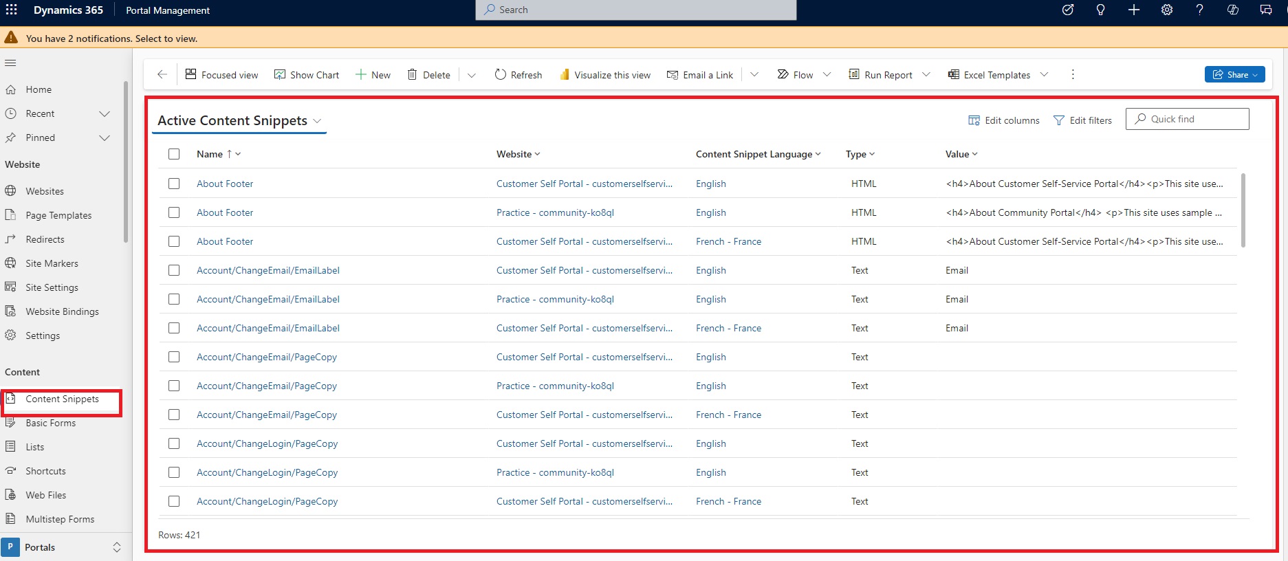 Click on New Button.