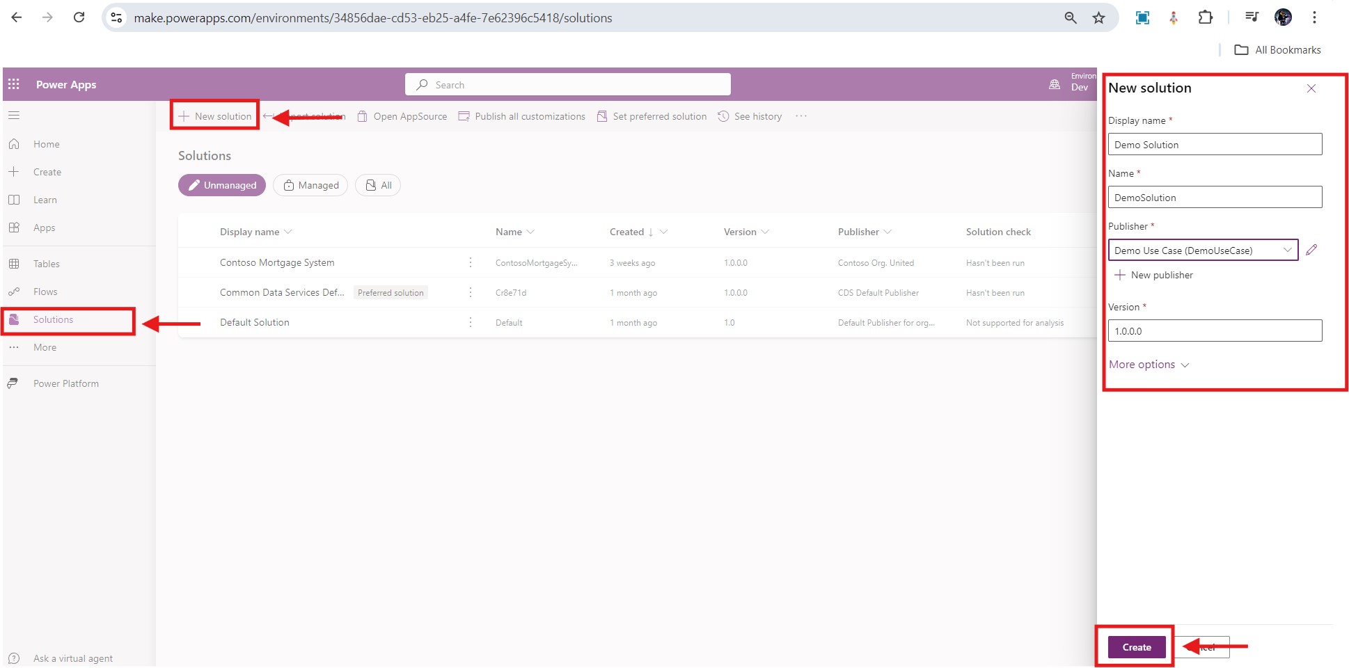 Also, add new or existing tables and apps to your solution before